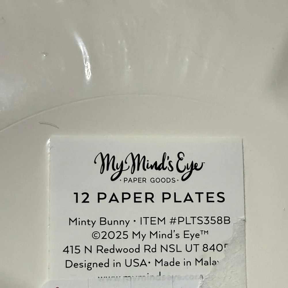 Easter Bunny Party Bundle of 12ct Plates & 40 Napkins
